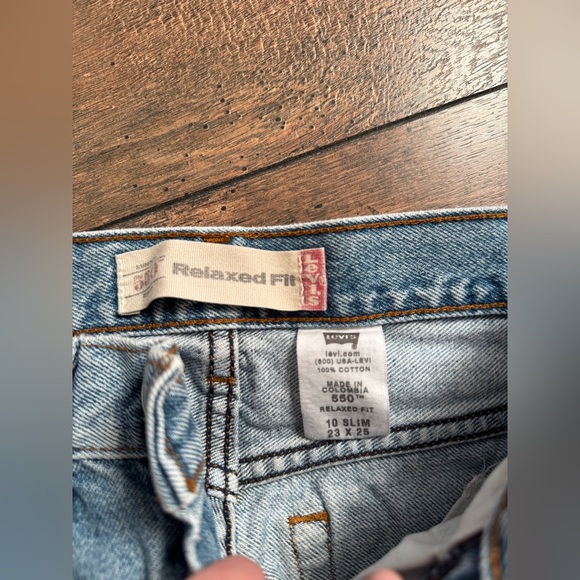 Boys Y2K Levi's 550 Denim Jeans - Picture 3 of 4